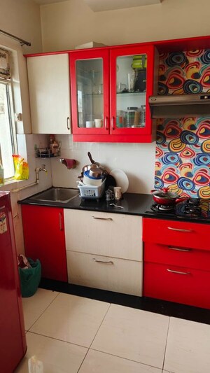 Kitchen in 1 BHK Apartment at Karia Konark Campus, Viman Nagar – for Rent
