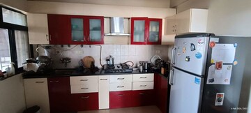 Kitchen in 2 BHK Apartment at Bramha Suncity, Wadgaon Sheri – for Rent