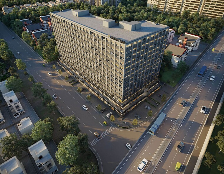 Exterior View, shyamal Commercial Office Space 510 Sq.Ft. In Shyamal Ahmedabad 10057095
