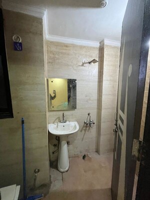 Bathroom in 2 BHK Builder Floor at Hargobind Enclave – for Rent