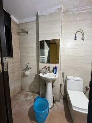 Bathroom in 2 BHK Builder Floor at Hargobind Enclave – for Rent