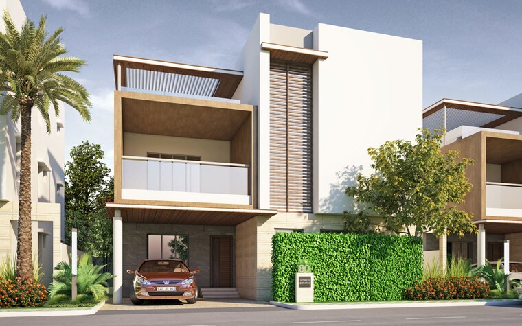 Exterior View, kollur 4 Bedroom 3400 Sq.Ft. Villa In Kollur Hyderabad 10057144