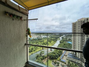 Balcony in 3 BHK Apartment at Magarpatta Nanded City Sargam, Sinhagad – for Sale