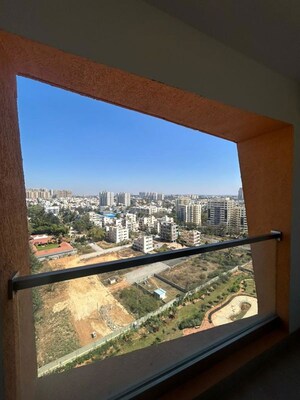 Bedroom in 2 BHK Apartment at Puravankara Purva Atmosphere, Thanisandra Main Road – for Rent