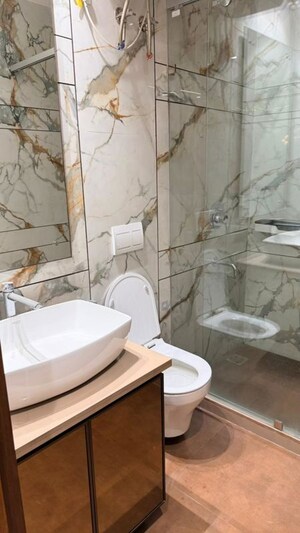 Bathroom in 3 BHK Apartment at Pioneer Park Presidia, Sector 62 – for Sale