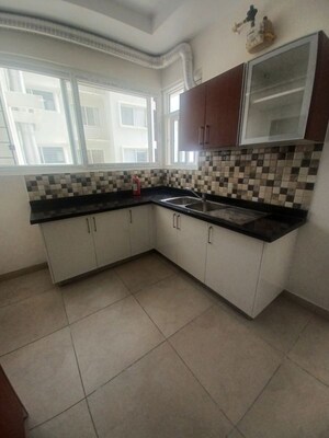 Kitchen in 3.5 BHK Apartment at Prestige Lakeside Habitat, Varthur – for Rent