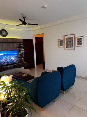 Living Room in 3 BHK Apartment at Prestige Falcon City, Konanakunte – for Sale