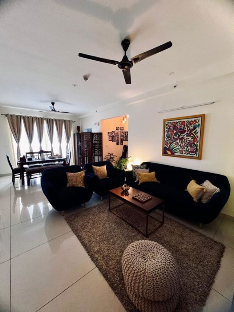 Living Room, prestige-falcon-city 3 Bedroom 1624 Sq.Ft. Apartment In Konanakunte Bangalore 10057317