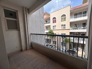 Balcony in 2 BHK Apartment at Ajnara Le Garden, Sector 16b Greater Noida – for Rent
