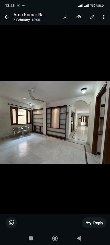Building Lobby in 3.5 BHK Builder Floor at Navjeevan Vihar – for Sale