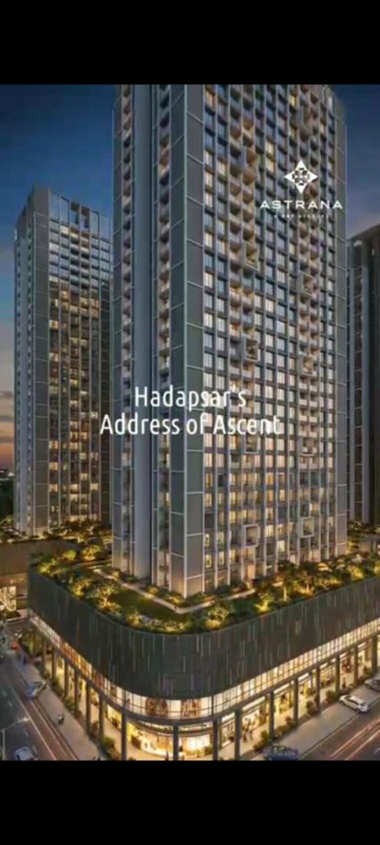 Exterior View, holystico-astrana 2 Bedroom 1139 Sq.Ft. Apartment In Hadapsar Pune 10057296