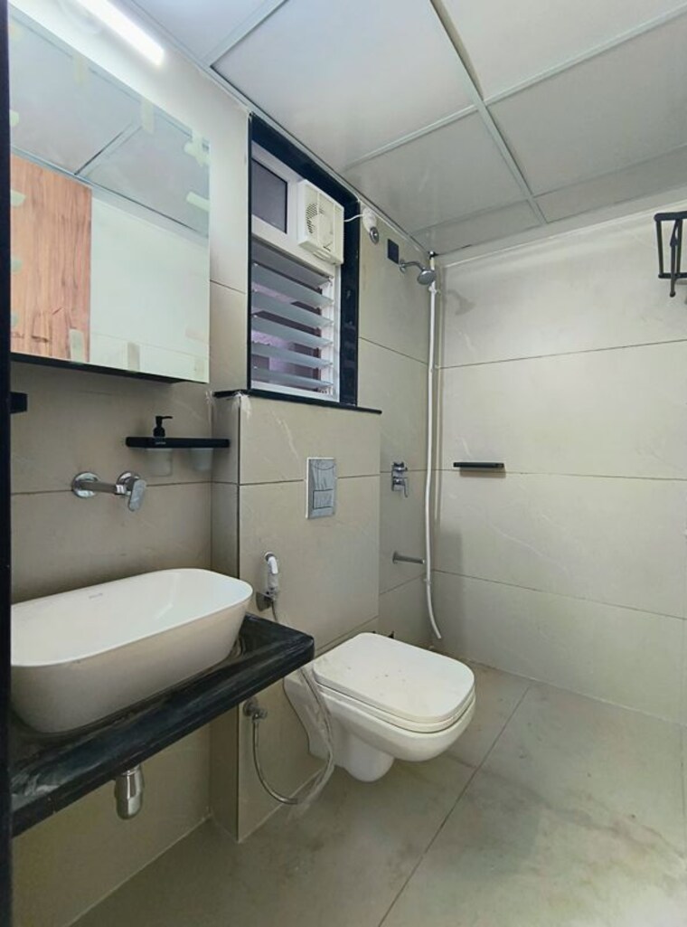 Bathroom, pristine-allure 3 Bedroom 1100 Sq.Ft. Apartment In Kharadi Pune 10057390