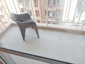 Balcony in 2 BHK Apartment at Unitech The Residences Gurgaon, Sector 33 – for Rent