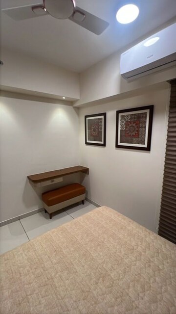 Living Room in 2 BHK Apartment at Chandak 34 Park Estate, Goregaon West – for Rent