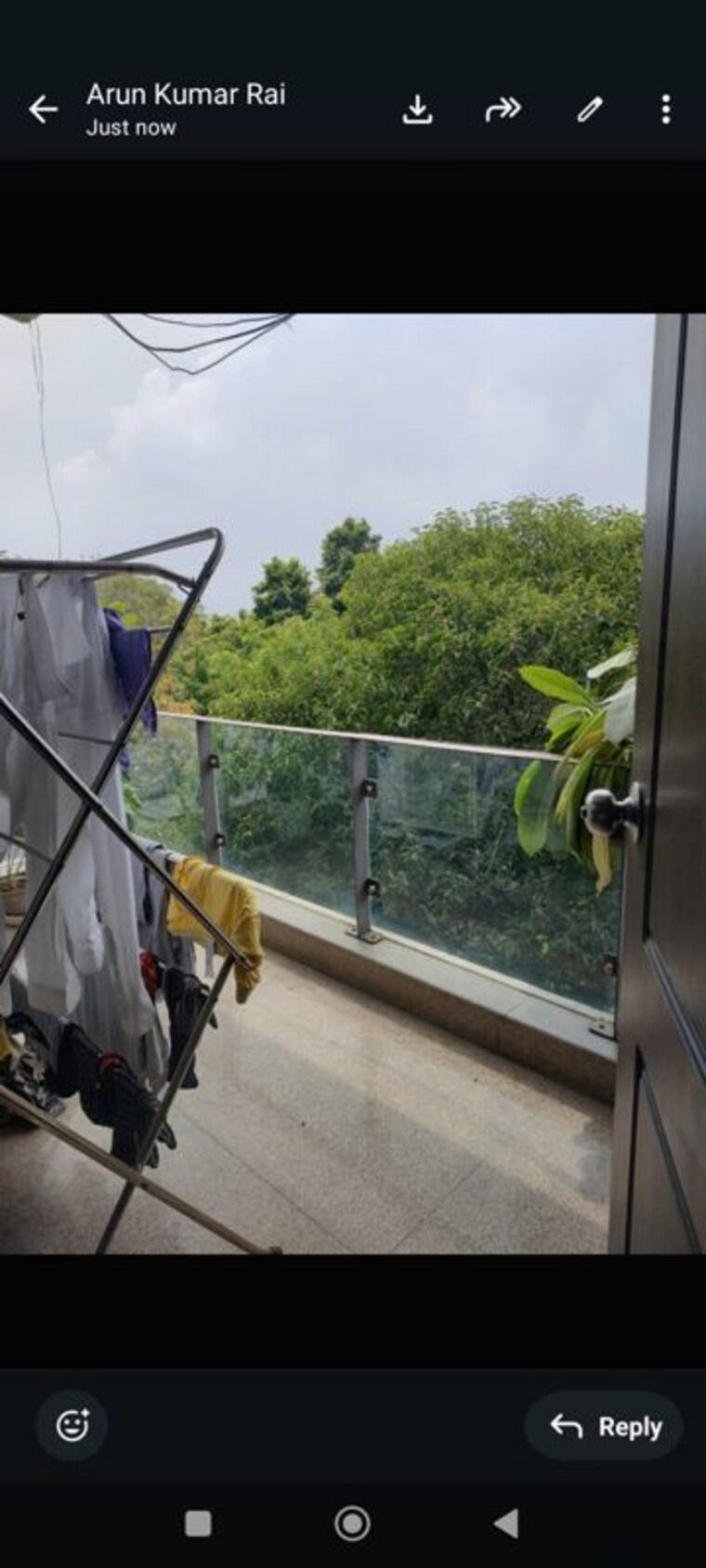 Balcony, saket 4 Bedroom 2700 Sq.Ft. Builder Floor In Saket Delhi 10057444