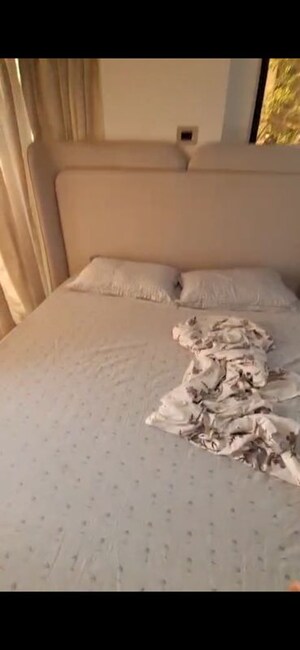 Bathroom in 2 BHK Apartment at Svarna Rosemary, Mahim West – for Rent