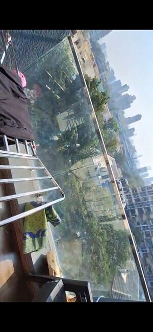 Staircase in 2 BHK Apartment at Svarna Rosemary, Mahim West – for Rent