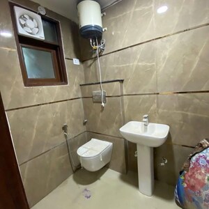 Bathroom in 3 BHK Builder Floor at Chattarpur – for Sale