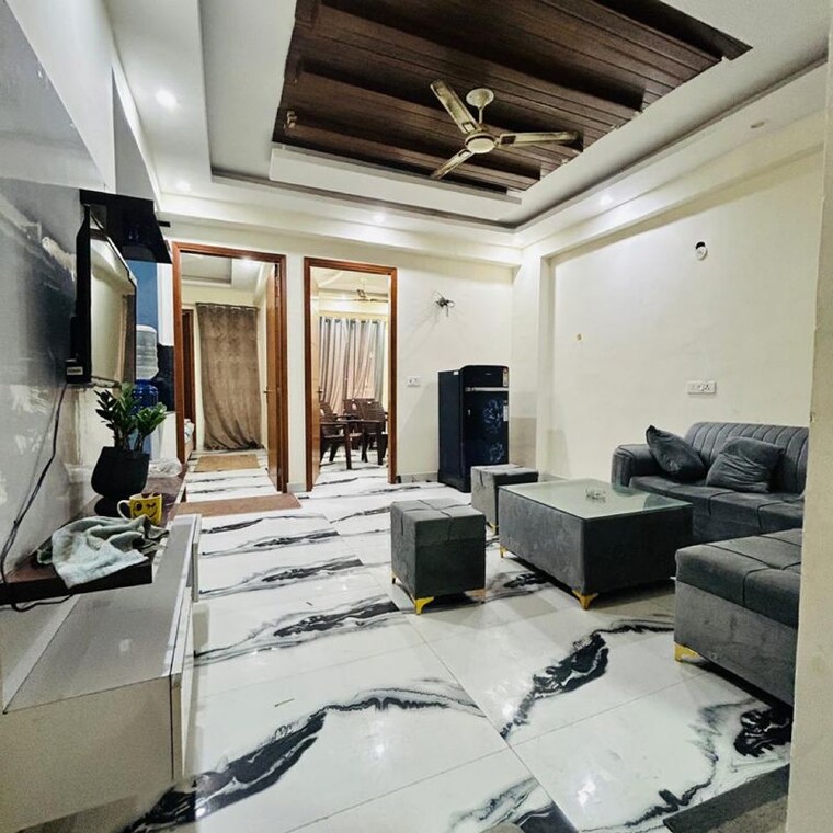 Living Room, chattarpur 3 Bedroom 1120 Sq.Ft. Builder Floor In Chattarpur Delhi 10057559