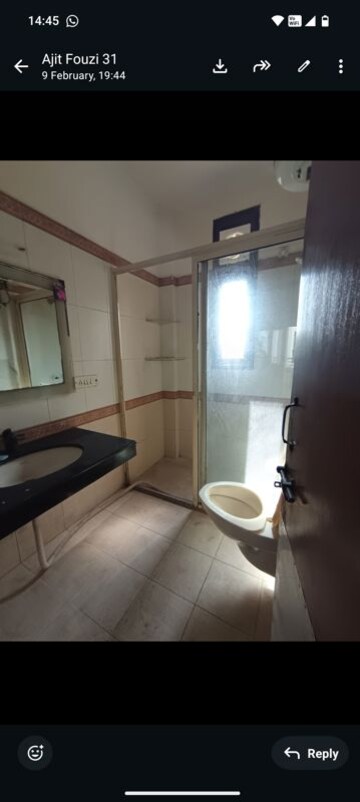 Bathroom in 3 BHK Independent House at RWA Apartments Sector 50, Sector 50 – for Rent