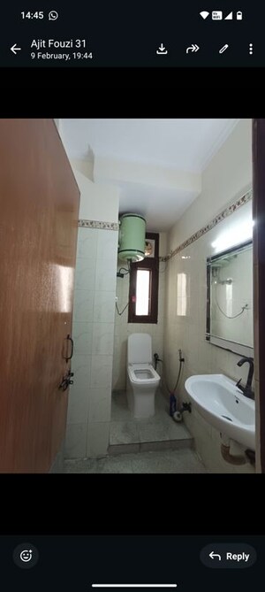 Bathroom in 3 BHK Independent House at RWA Apartments Sector 50, Sector 50 – for Rent