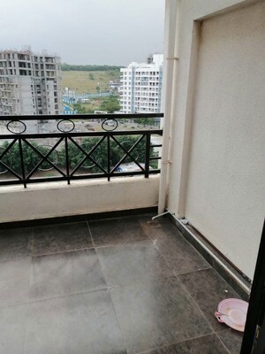 Balcony in 2 BHK Apartment at Raheja Vistas Phase 3, Mohammadwadi – for Rent