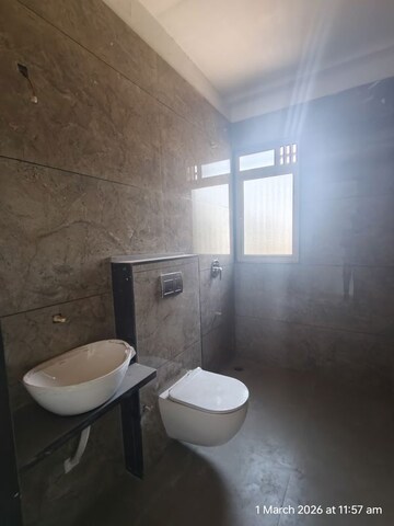 Bathroom in 3 BHK Apartment at Adajan – for Sale