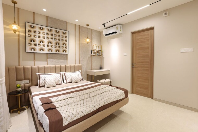 Bedroom, vishal-eastern-front 3 Bedroom 1096 Sq.Ft. Apartment In Mundhwa Pune 10057790