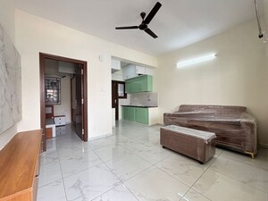 Building Lobby in 1 BHK Apartment at Domlur – for Rent