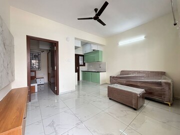 Building Lobby in 1 BHK Apartment at Domlur – for Rent