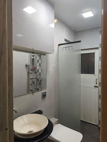 Bathroom in 2 BHK Apartment at Skyline Villa, Powai – for Rent
