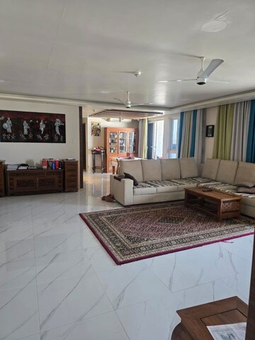 Living Room in 4 BHK Apartment at Balewadi – for Rent