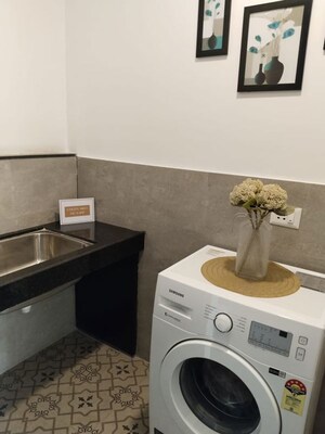 Kitchen in 2 BHK Apartment at Balkrishna Golden Breeze, Mundhwa – for Sale