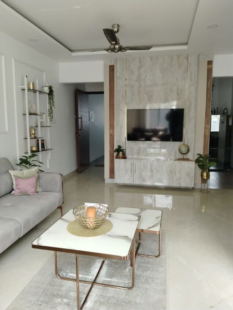 Living Room, balkrishna-golden-breeze 2 Bedroom 875 Sq.Ft. Apartment In Mundhwa Pune 10057877
