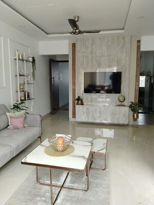 Living Room in 3 BHK Apartment at Balkrishna Golden Breeze, Mundhwa – for Sale