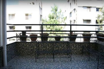 Balcony in 2 BHK Apartment at Chintamani Residency Bhusari, Bhusari Colony – for Rent