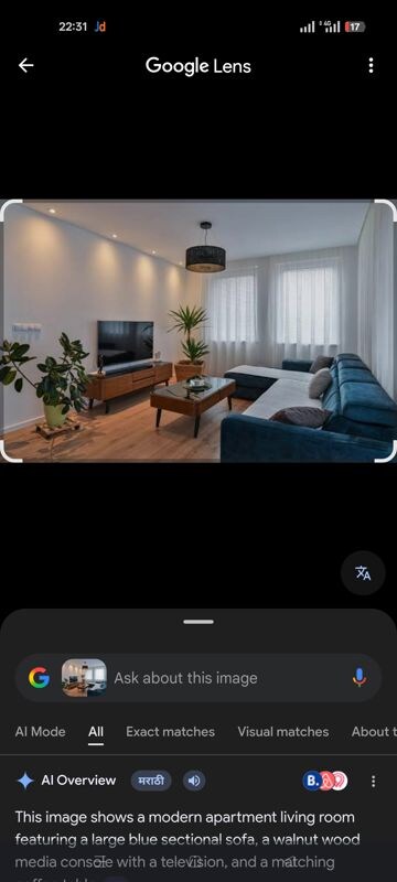 Bedroom in 3 BHK Apartment at Tanna Residency, Prabhadevi – for Rent