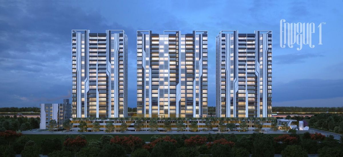 3 BHK + Pooja Room 1413 Sq.Ft. Apartment in Unique Envogue
