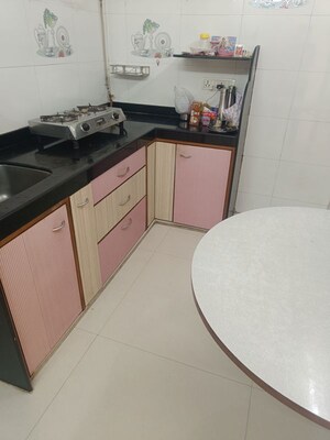 Kitchen in 2 BHK Apartment at Giriraj Apartment, Kandivali West – for Rent