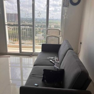 Living Room in 1 BHK Apartment at Rohan Upavan, Byrathi – for Sale