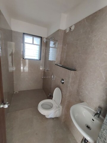 Bathroom in 3 BHK Apartment at Suyog Padmavati Hills, Bavdhan – for Rent