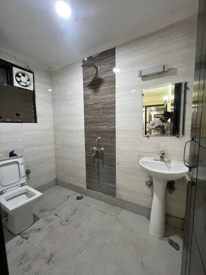 Bathroom in 3 BHK Builder Floor at Hargobind Enclave – for Rent