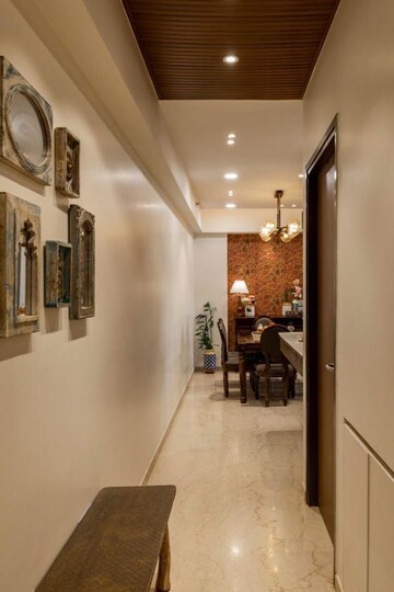 Living Room in 3 BHK Apartment at Bajaj Emerald, Andheri East – for Rent