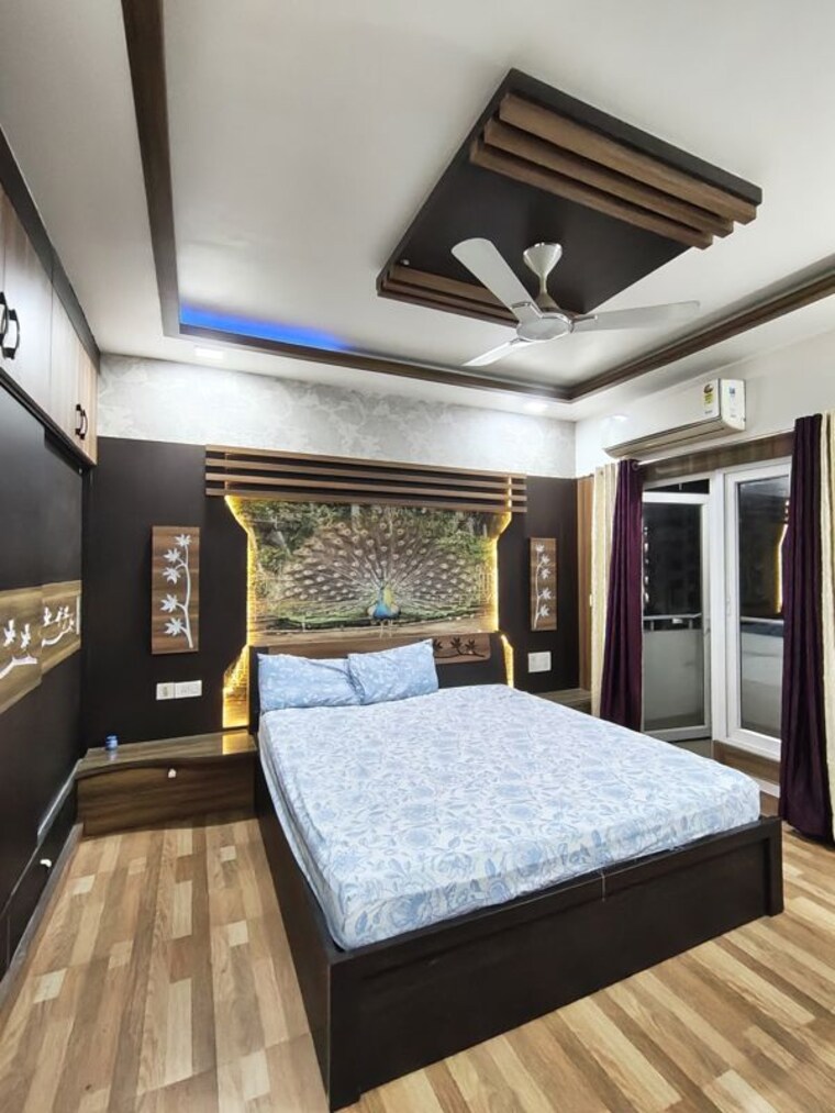 Bedroom, upavp-bhagirathi-enclave 3 Bedroom 1510 Sq.Ft. Apartment In Raebareli Road Lucknow 10058132
