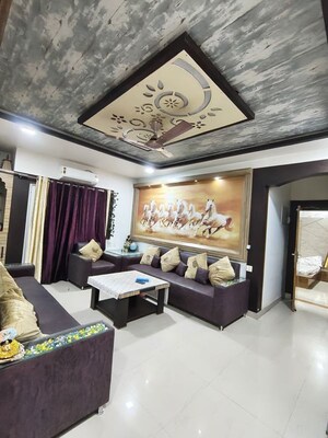 Living Room in 3 BHK Apartment at UPAVP Bhagirathi Enclave, Raebareli Road – for Rent