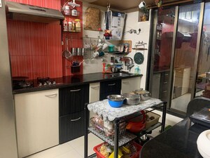 Kitchen in 2 BHK Apartment at Swarna Apartments, Mira Road – for Rent
