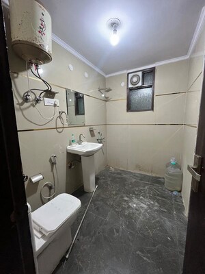Attached Bathroom in 3 BHK Builder Floor at Chattarpur – for Rent