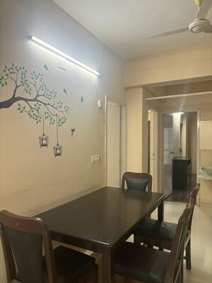Dining Room in 3 BHK Apartment at Prahlad Nagar – for Rent