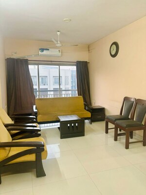 Living Room in 3 BHK Apartment at Prahlad Nagar – for Rent