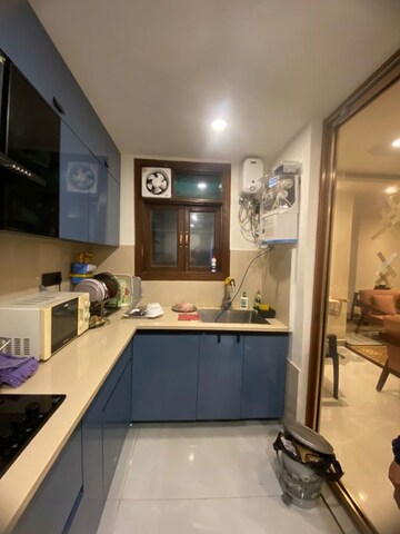 Kitchen in 3 BHK Builder Floor at Chattarpur – for Rent
